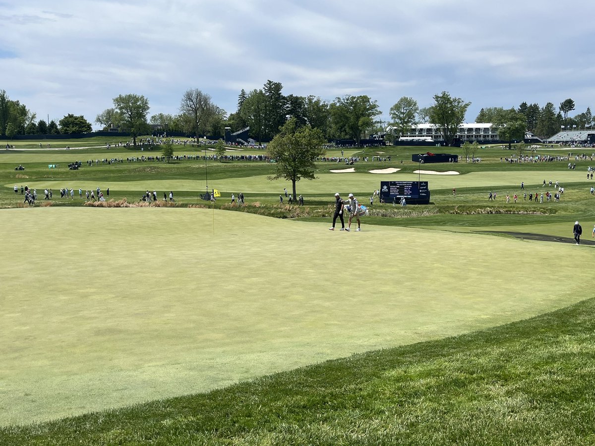 nspcards's tweet photo. PGA Championship practice round today was a blast!! ⛳️ https://t.co/8R8PtyBMyi