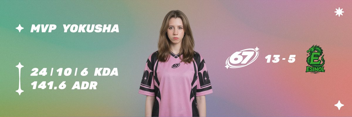 SixSevenCS's tweet photo. MVP today goes to our lovely IGL @yoookusha https://t.co/VA4s93nci6