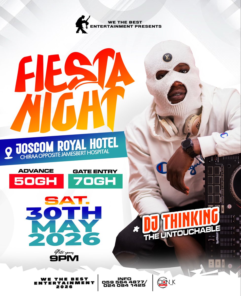 DjThinking1's tweet photo. History Night with the untouchable level up dj 🧨

Tell ‘em we are coming🚘
Just grab ya visa//ticket 🎫
#x https://t.co/DJZoShq7lP