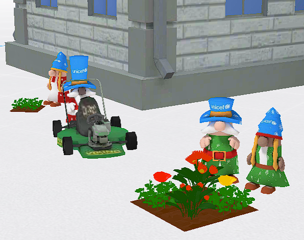RealAnnaNym's tweet photo. @UplandMe #BlossomGardenChallenge
20A RUNGESTRASSE, Berlin
I used 2 Red Rose, 2 Orange Daisy, 1 Yellow Rose.
Plus 4 Winter Gnomes and 1 Viking Racing Mower.
Life in Upland ❤ - Team Green won this year's 
🌼Berlin Gardening Competition🌼
Team Orange is not happy, takes action 😱 https://t.co/0BVqaq4BAX