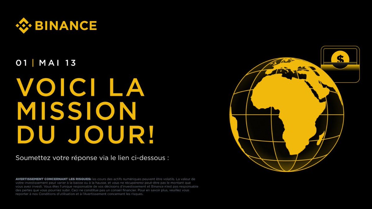 binanceafrique's tweet photo. A) Quel est le nom de la campagne de trading du mois de l'Afrique de Binance lancée le 7 mai 2026 ? (Réponse dans le formulaire)

1) Challenge l'Afrique unie
2) L'Afrique par Nous
3) Tradez pour l'Afrique
4) Coupe Binance Afrique

B) Qu’est-ce qui vous motive à être un membre actif de notre communauté Binance ?

 (Répondez en commentaire sur ce post, en utilisant le #LAfriqueParNous, et soumettez une capture de votre réponse sur le formulaire disponible ici 
https://t.co/uQrtreojLR