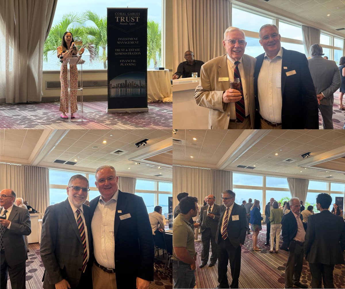 CGTrust's tweet photo. We had the pleasure of sponsoring the @epc_greatermiami ‘s May workshop and dinner at their new home in the Rusty Pelican. Managing Director John Harris, was joined by Relationship Managers Maria Otero and Natalia Tarazona to celebrate Toby Muir’s award. https://t.co/xCPzcJtih5