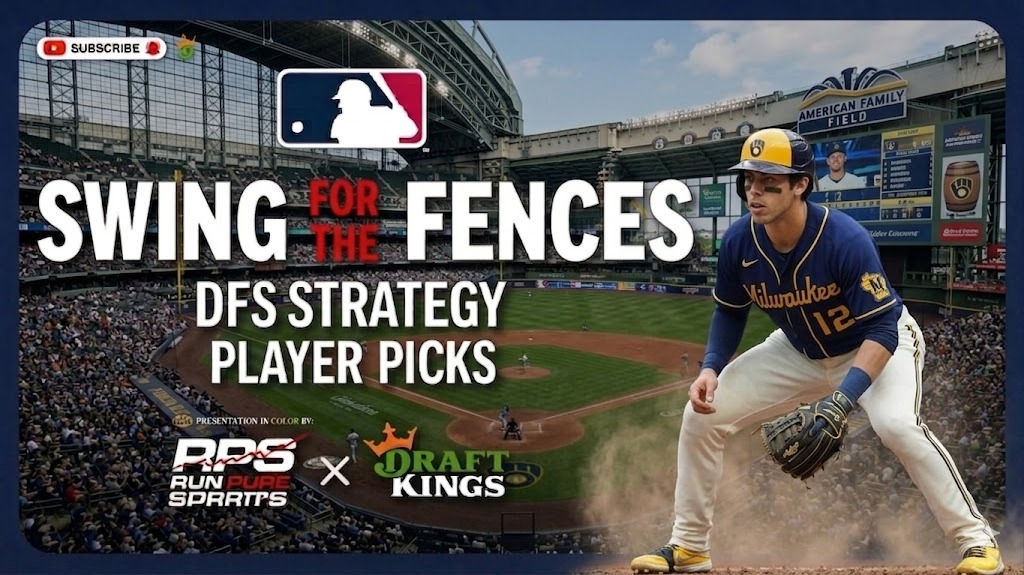 RunPureSports's tweet photo. FREE SHOW 🌭

@BigT44DFS and @draftcheat are going live for some early MLB action! They are breaking down the DFS matchups to get you the top baseball picks and lineups!