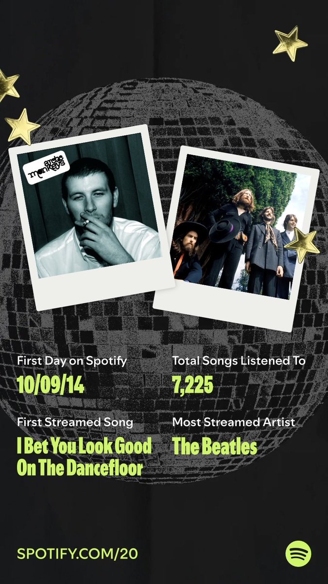 tmac1051's tweet photo. Well played: I checked out my first song, top listens and all-time hits since my first day on Spotify, 10/09/14. Find yours at The Party of your Year(s)!  https://t.co/hBNkkJuhA7 https://t.co/a5KSwKjxJs