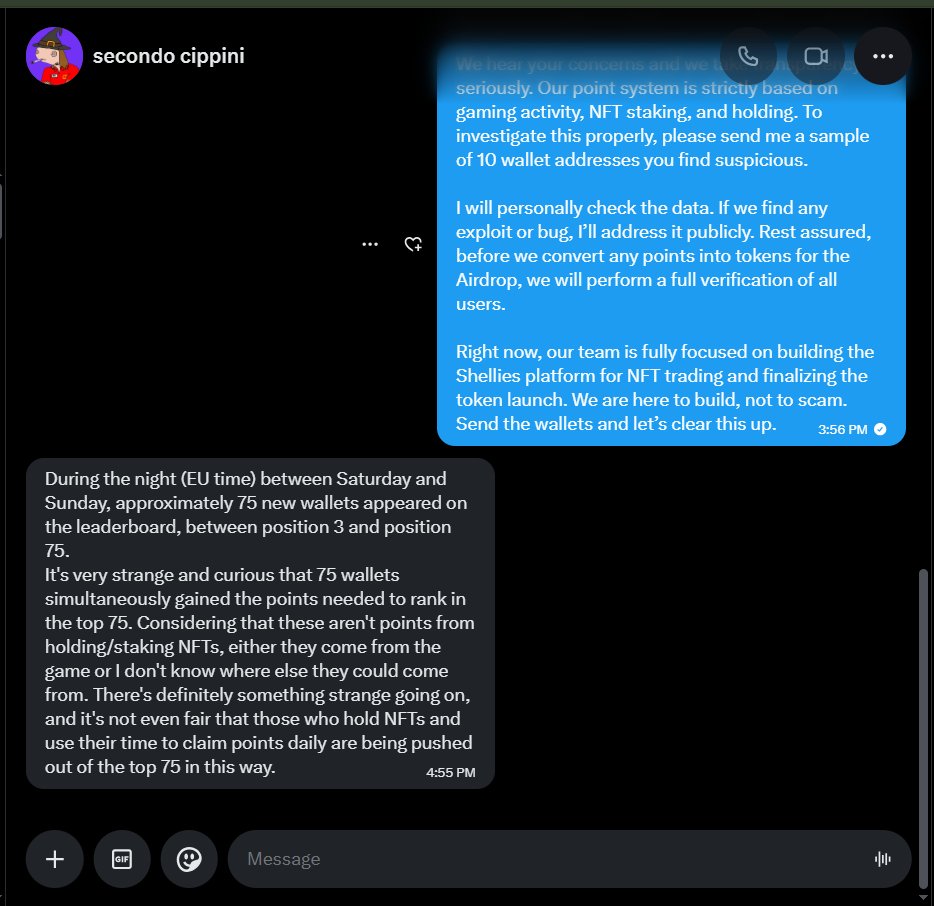 Shellies tweet media