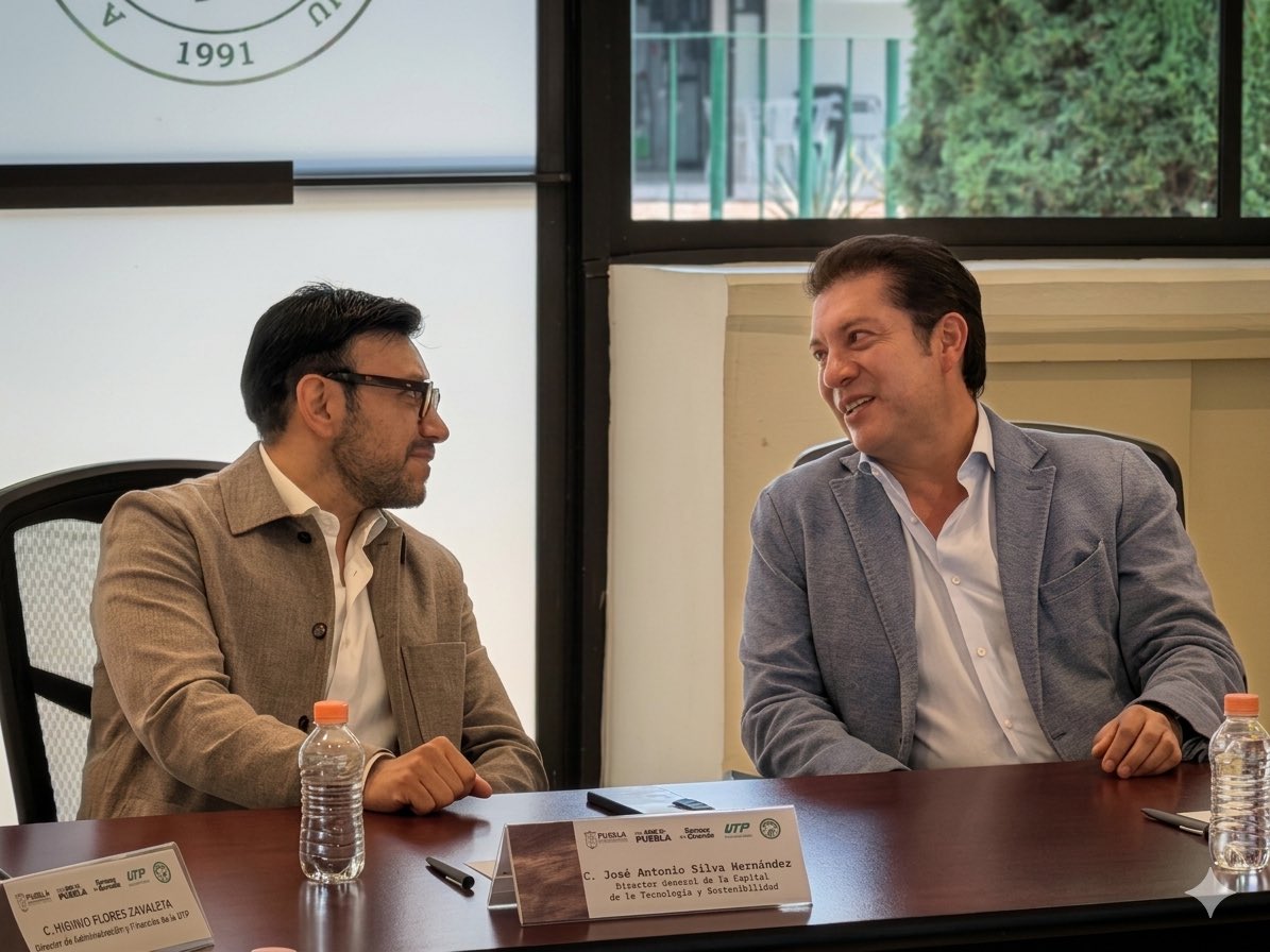 CapitalTSGobPue's tweet photo. 🤝📚🚀 Se llevó a cabo la firma de convenio de colaboración entre la Capital de la Tecnología y Sostentabilidad y la Universidad Tecnológica de Puebla, con el propósito de fortalecer acciones conjuntas en favor del desarrollo económico, educativo y social de la región y del estado.

Este acuerdo establece bases de cooperación para impulsar proyectos de desarrollo sostenible, innovación, impacto tecnológico y liderazgo, así como la realización de actividades y eventos institucionales que fortalezcan el crecimiento y las oportunidades para las y los poblanos.