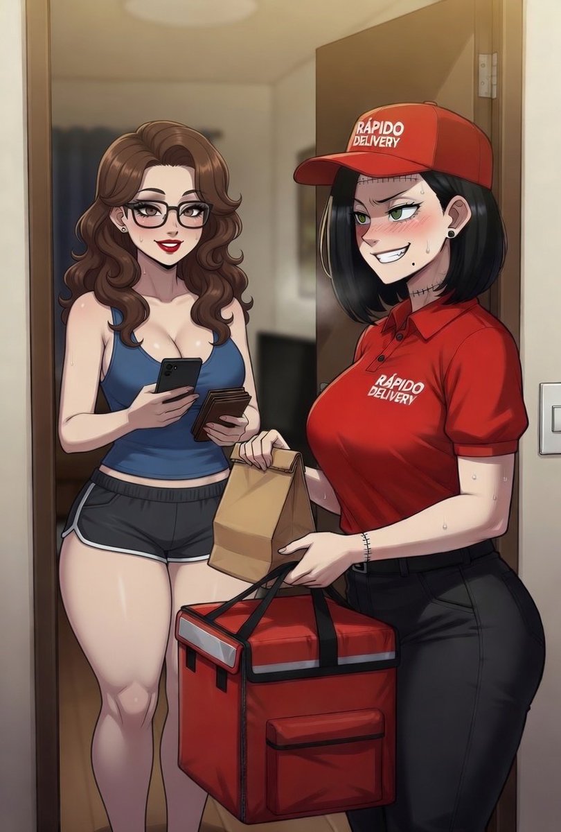 kaorianari's tweet photo. *le robe el uniforme a un repartidor para ir por una chica que me excitaba y le llegue a su departamento*

Oooh esperas a tu novio cariño?esa cita tendrá que esperar

*aunque fue a la fuerza al principio, despues de un rato, el novio escuchaba desde afuera como lo disfrutaba* https://t.co/DlMOiOFahJ