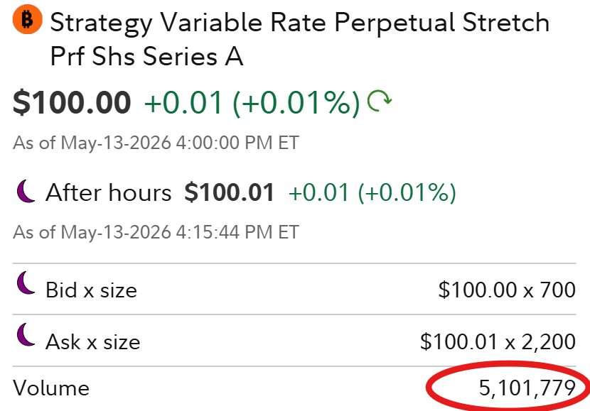 AdamBLiv's tweet photo. Potentially 5,000 Bitcoin to the balance sheet in one 6.5 hour trading session.

Remember... probably nothing. https://t.co/tWift88kVR