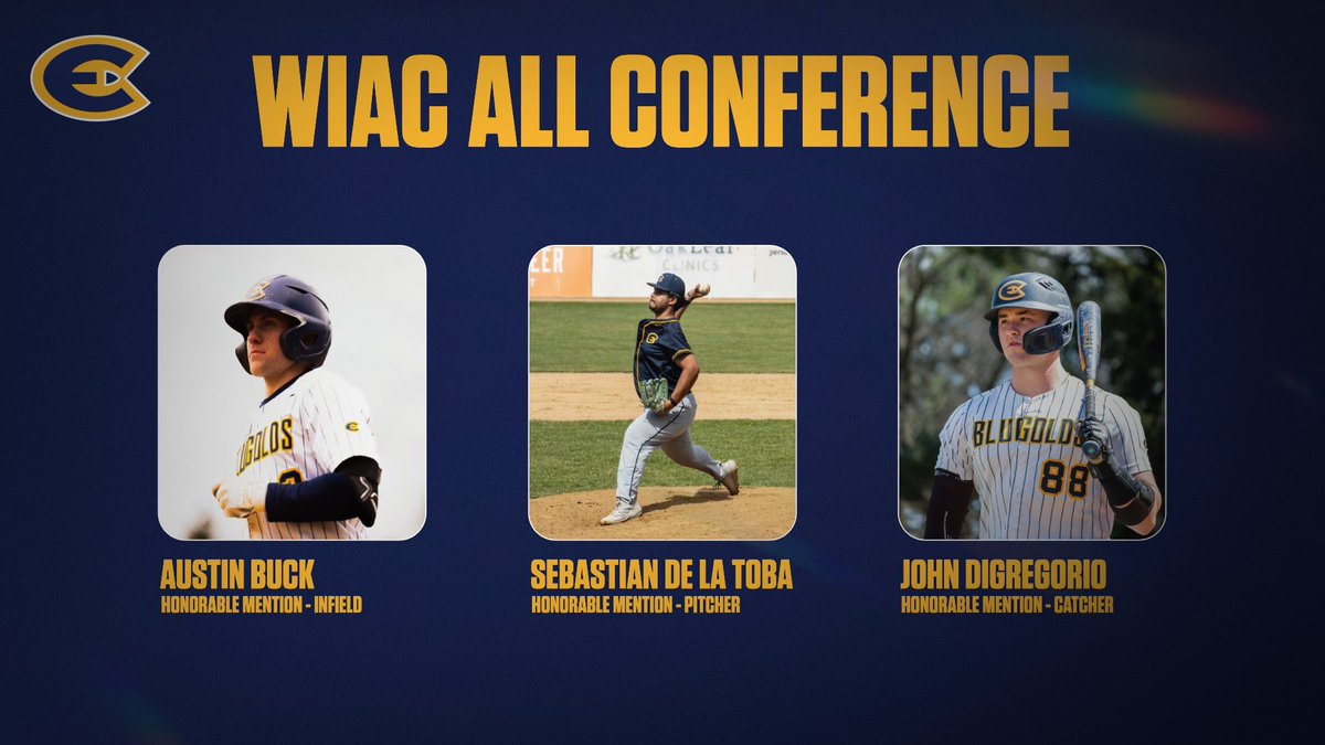 UWECBaseball's tweet photo. Congrats to six more Blugolds on earning WIAC All Conference! https://t.co/DJND3WWVNq