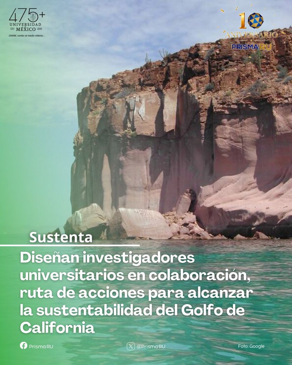 PrismaRU's tweet photo. Diseñan Investigadores Universitarios en colaboración con BANOBRAS y CONAGUA, ruta de acciones para alcanzar la sustentabilidad del Golfo de California | Hoy en #Sustenta🌱 Daniel Olivares @danielmediostv nos presenta parte de esta plataforma colaborativa que va de la investigación a la acción.

#RelatamosAlMundo🌎 #RadioUNAM 96.1FM 📻