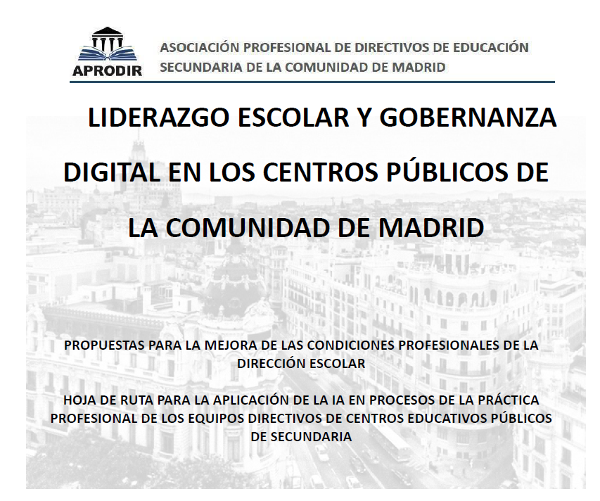 aprodir's tweet photo. APRODIR presentó el pasado lunes a @MMZarzalejo un ambicioso informe con propuestas para mejora de las condiciones de la función directiva y hoja de ruta para aplicación de IA en labores directivas. 
Agradecemos su amabilidad e interés mostrado. A disposición de @educacmadrid https://t.co/vbxR5OW9Hr
