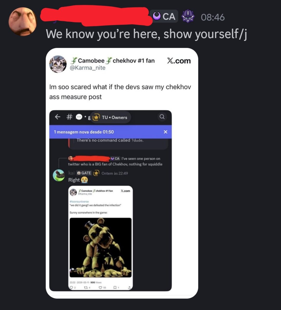 🦎Camobee🦎chekhov #1 fan tweet media