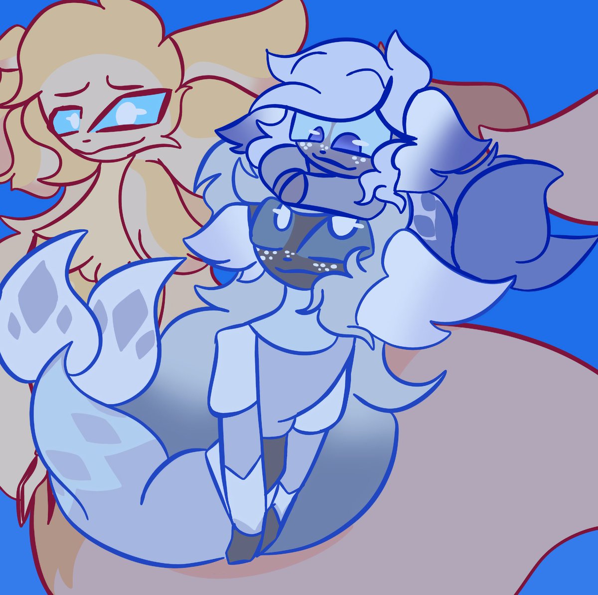CreeperKit4568's tweet photo. "Mermaids and Sirens"

 (Demons = Sirens and Angels = Mermaids because both Angels and Mermaids are seen as good but both Demons and Sirens are seen as evil)

#SeraHazbinHotel #EmilyHazbinHotel #SpeakerOfGodHazbinHotel #LuteHazbinHotel #AdamHazbinHotel #LuciferHazbinHotel https://t.co/V56PkiEHpQ