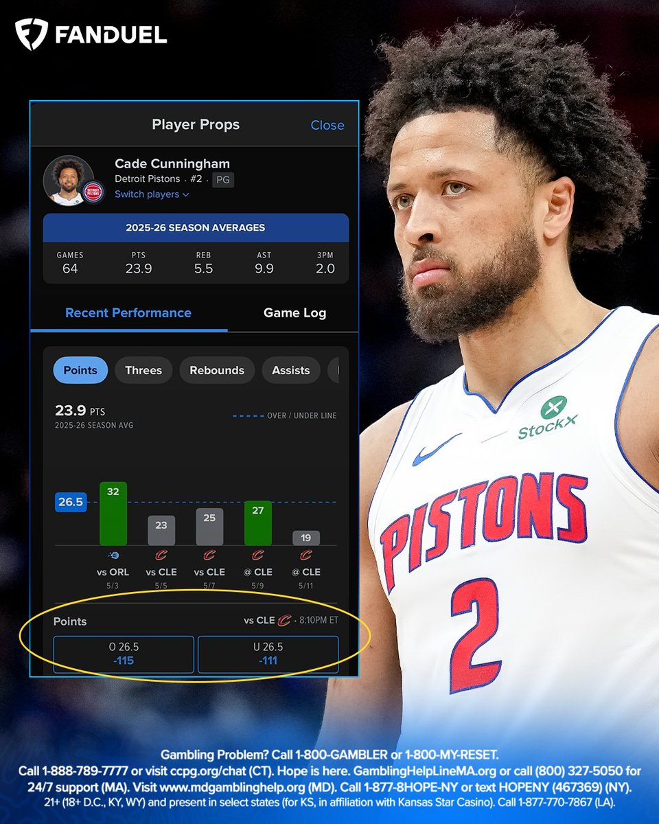 FanDuel Sportsbook tweet media