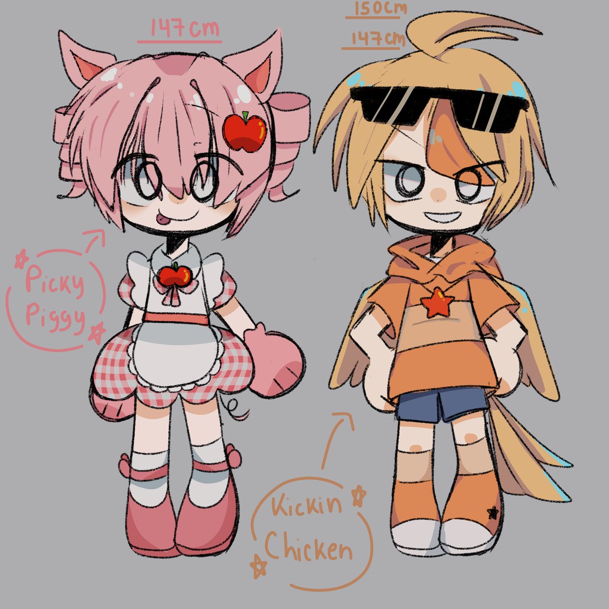 xx_Mok_xx's tweet photo. My Gijinka Smiling Critters desgins 🧡💜💚❤️💙🩵🩷💛 #poppyplaytime #smilingcritters #擬人化 https://t.co/nxGzWDLHc7