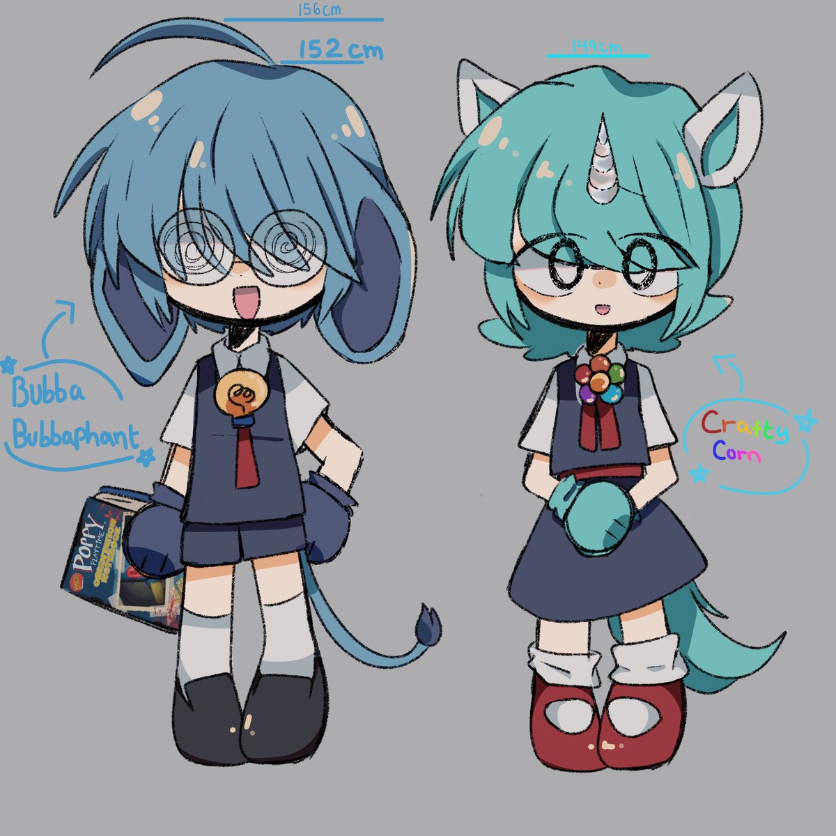 xx_Mok_xx's tweet photo. My Gijinka Smiling Critters desgins 🧡💜💚❤️💙🩵🩷💛 #poppyplaytime #smilingcritters #擬人化 https://t.co/nxGzWDLHc7