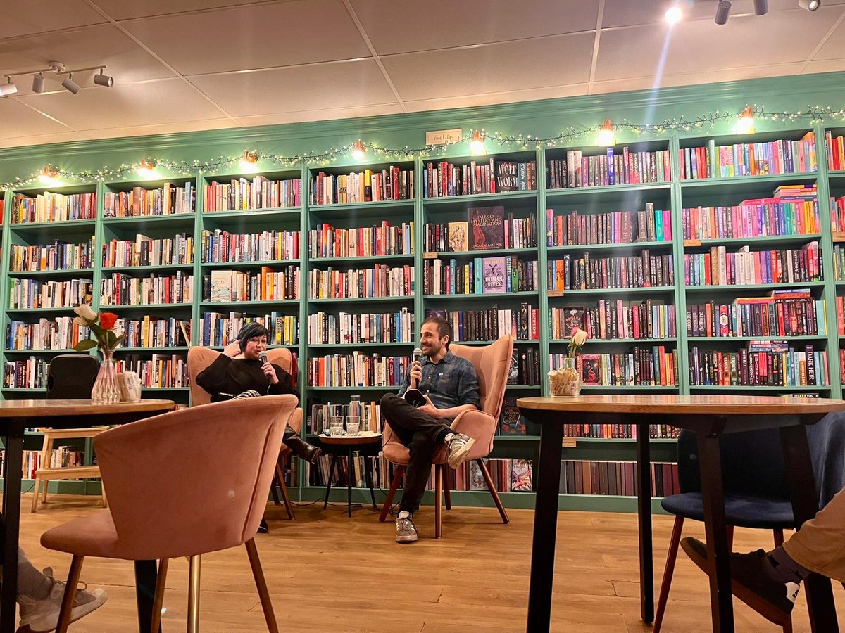 LucaSerraNovel's tweet photo. A few photos from a wonderful evening at the Stirling Book Nook with Laura Fyfe to talk about This is Home. We discussed the meaning of home strong first lines, writing in a second language and more. I am still amazed and blown away by all the support I am receiving from readers. I couldn't be happier!