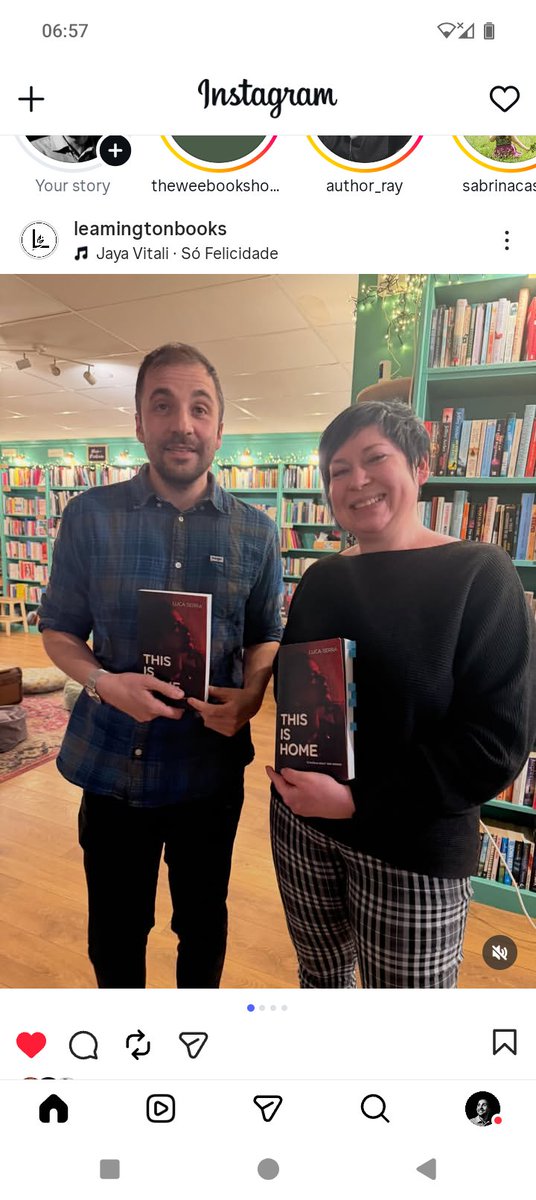 LucaSerraNovel's tweet photo. A few photos from a wonderful evening at the Stirling Book Nook with Laura Fyfe to talk about This is Home. We discussed the meaning of home strong first lines, writing in a second language and more. I am still amazed and blown away by all the support I am receiving from readers. I couldn't be happier!