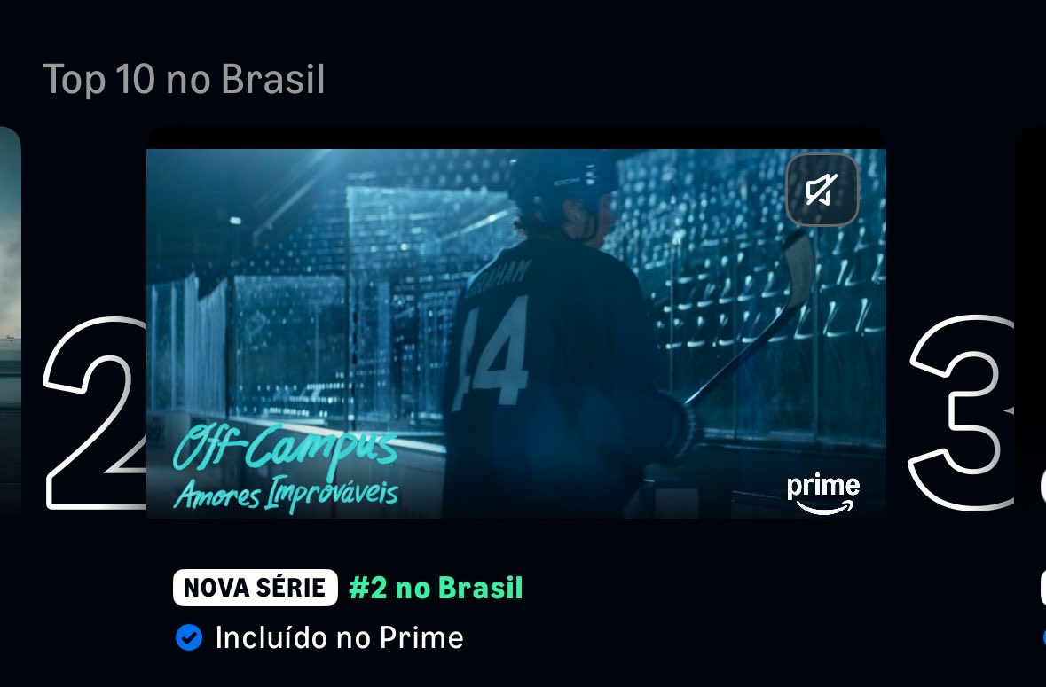 offcampusbra's tweet photo. 🚨| PROVANDO SER UM HIT DE NOVO! 

‘Off Campus’ alcançou o TOP 2 no Prime Video Brasil com apenas algumas horas de lançamento. https://t.co/3BlbpXPRxz