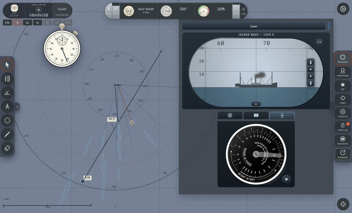 epaga's tweet photo. So I've been quietly working on my own game for a while now, and I'm finally ready to share it: Silent Shark, a tactical map-based WW2 submarine sim.
https://t.co/2BVZ6QL337 (more info and play for free)
https://t.co/6QljFC3kkM (Steam page - wishlist now!)
#indiedev #subsim https://t.co/8sYfPtPdN1