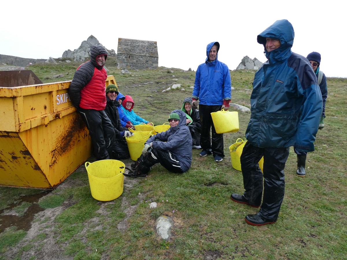 GsyConservation's tweet photo. 🌧🌧  90% chance of heavy rain at 11am on Wednesday was correct! 🤣
Fort Le Marchant headland is looking great and we only managed to find a few small patches of invasive Sour Fig. Then it rained.......💧💧💧
#activeoutdoors #rain #invasivespeciesremoval https://t.co/46fqZAe8Cl