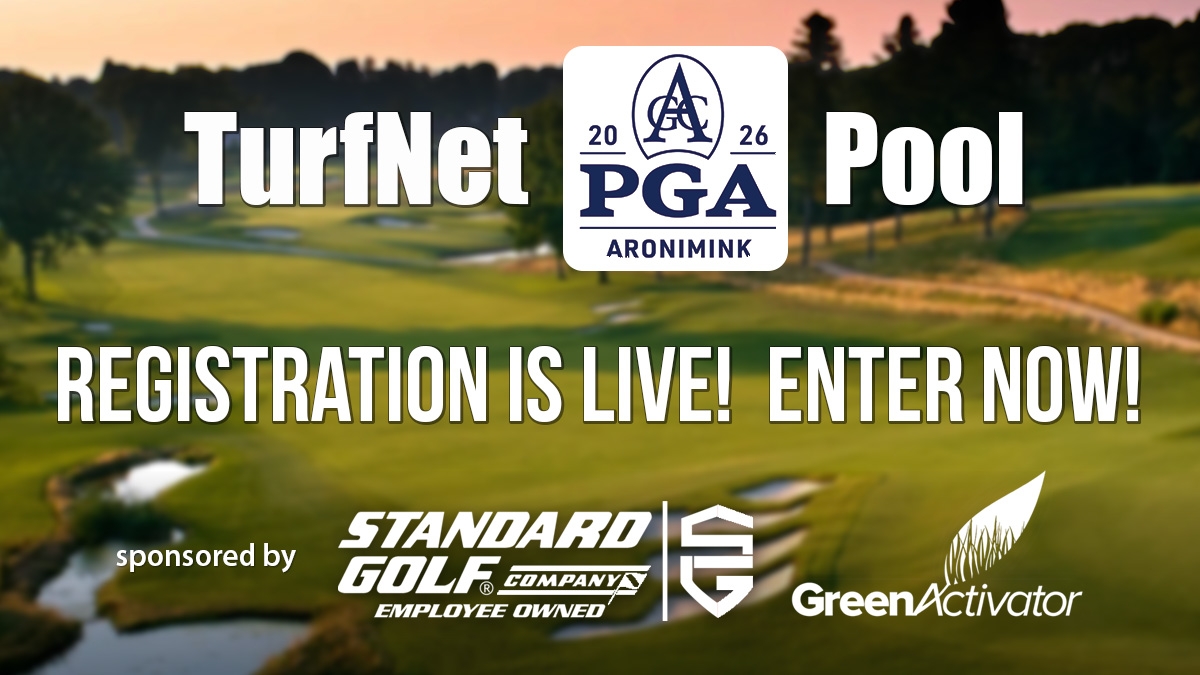turfnet's tweet photo. https://t.co/6G3amKIyja

Last chance to enter the TurfNet 2026 PGA Championship Pool. Prizes provided by @StandardGolf for top three places plus Best Team Name. https://t.co/rI0iciakdK