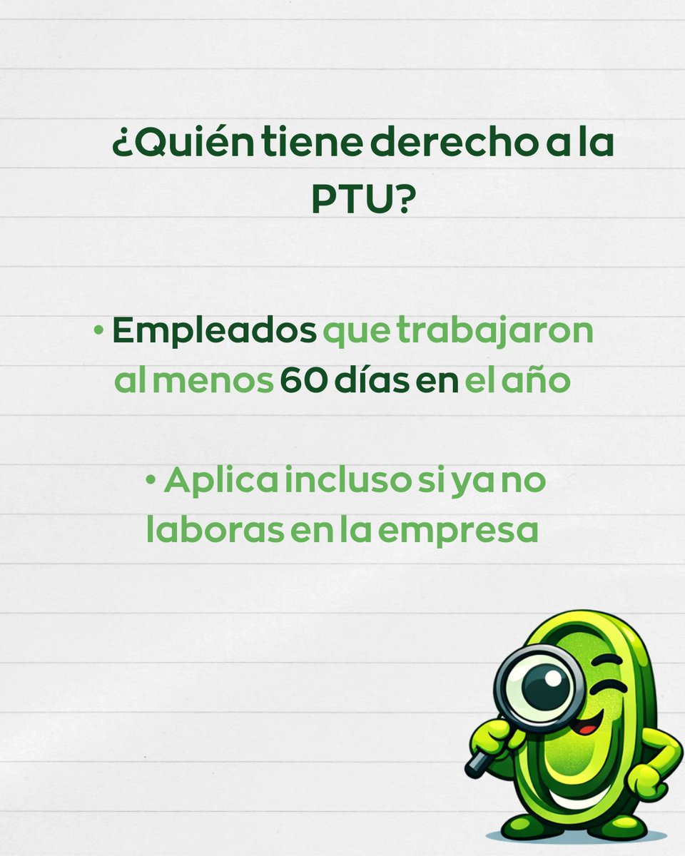 DRHContadores's tweet photo. La Participación de los Trabajadores en las Utilidades (PTU), además de ser un derecho constitucional de los trabajadores en México, es reconocido como un incentivo laboral. Todos los trabajadores que presten un servicio subordinado a una empresa tienen derecho a recibir PTU. https://t.co/PdJ4jogyb4