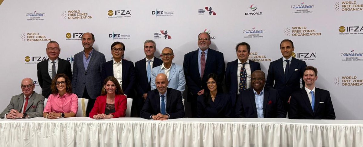 ZonaFrancaAndi's tweet photo. Tuvimos reunión presencial de la junta del World Free Zones Organization en Panamá. Siempre es muy valioso encontrarnos con colegas de tantos países, aportar y confirmar que el sector de zonas francas tiene una agenda global muy potente.

También le dimos la bienvenida a Matthew Stephenson, nuevo CEO de WFZO. Hay mucha expectativa y entusiasmo por esta nueva etapa, por las acciones que vienen y por el papel que las zonas francas seguirán teniendo en competitividad, sostenibilidad, inversión y desarrollo.

En paralelo, en la reunión de @asociacionZFA vivimos un momento muy especial con el homenaje a Daniel Liranzo, un gran líder de República Dominicana y una persona muy querida por Colombia. Daniel ha sido una voz generosa, seria y cercana para las zonas francas de la región. De esas personas que dejan huella.

Nos alegra seguir haciendo parte de estos espacios, representando a Colombia y acompañando conversaciones que conectan al sector con lo que viene.