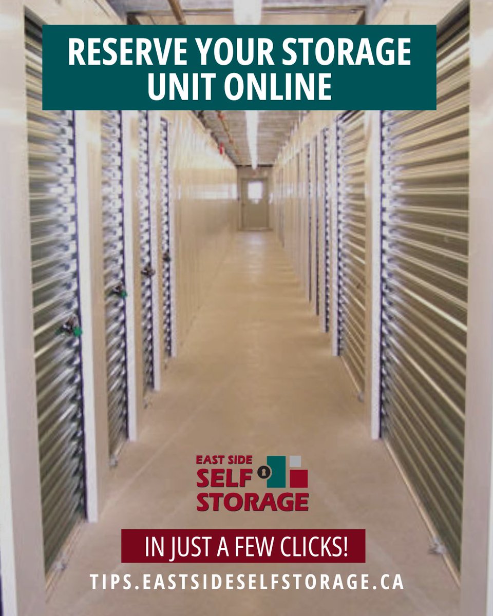 StorageWinnipeg's tweet photo. Need storage space without the hassle? 📦✨

Reserve your storage unit online in just a few clicks anytime, anywhere. From decluttering your home to storing business inventory, East Side Self Storage makes the process simple and convenient.

Start today at https://t.co/Q5C2pxLxRO https://t.co/WBrWE2PMsw