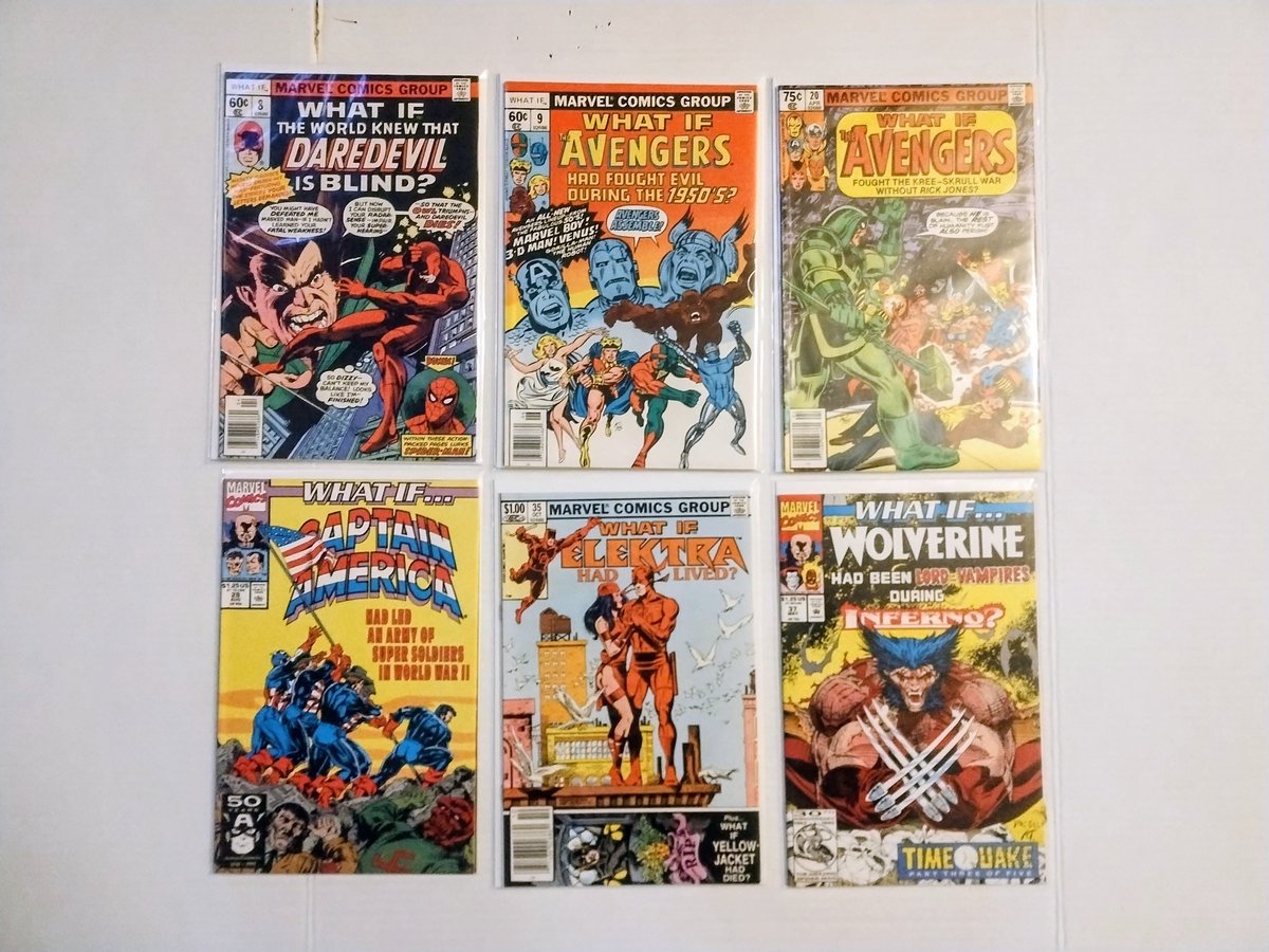 RobCollectsFigs's tweet photo. My last 2 weeks pick-ups.

Last week's pick-ups:
Pic 1:
He-Man core figure from Target,
Wendys DC mini figurines from Facebook Marketplace.

2 weeks ago pick-ups:
Pic 2:
Marvel What If, were 50% off back issues, from my LCS.

Pic 3:
All the comics I got from Free Comic Book Day. https://t.co/n40Scb7DJF