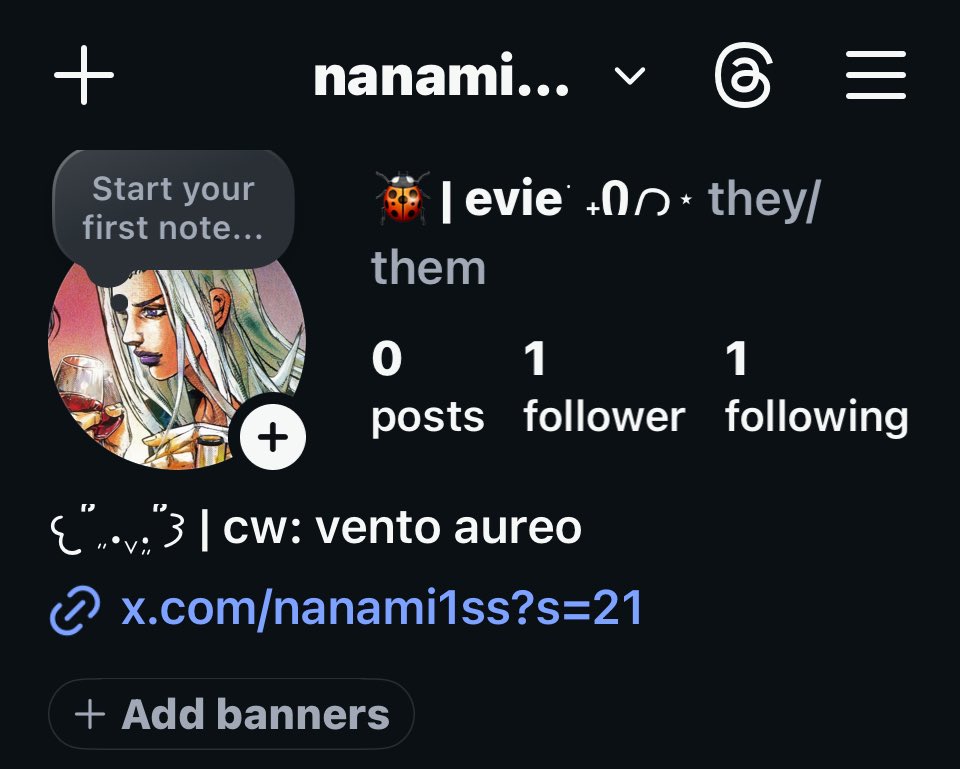 🐞| evie ᥫ᭡ CW: Vento Aureo tweet media