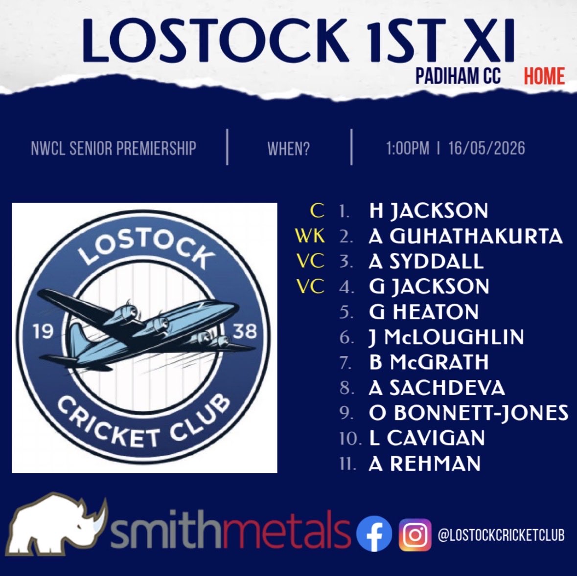 Lostock CC tweet media