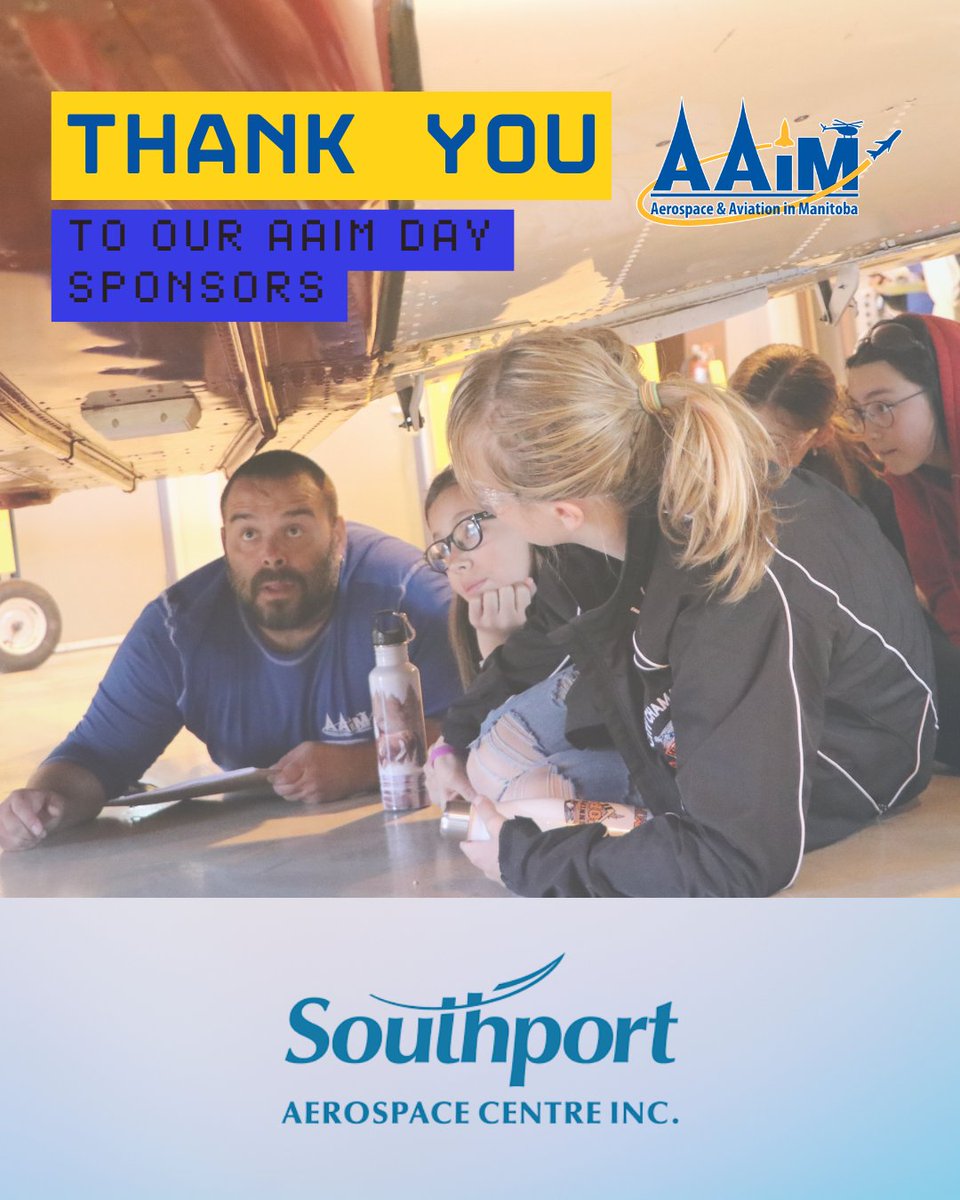 mbaerospace's tweet photo. 🛰️ Orbit Sponsor Spotlight: Southport Aerospace

We are proud to recognize Southport Aerospace for their generous support of AAiM Day and their commitment to inspiring youth and supporting STEM education. ✈️🚀

#ManitobaAerospace #SouthportAerospace #AAiMDay https://t.co/6FctzgxBEi