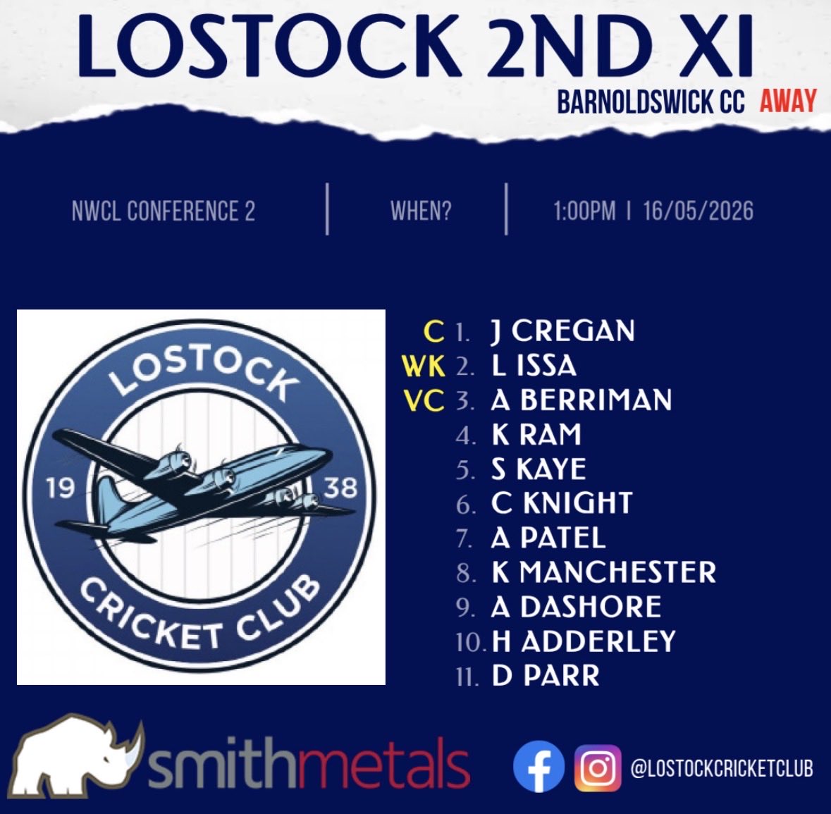 Lostock CC tweet media