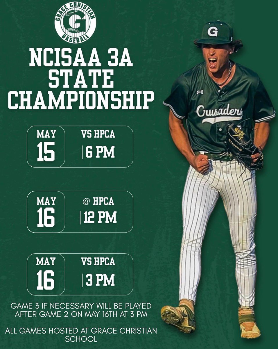Grace Christian Baseball tweet media
