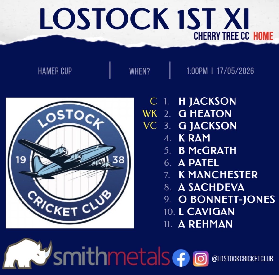 Lostock CC tweet media