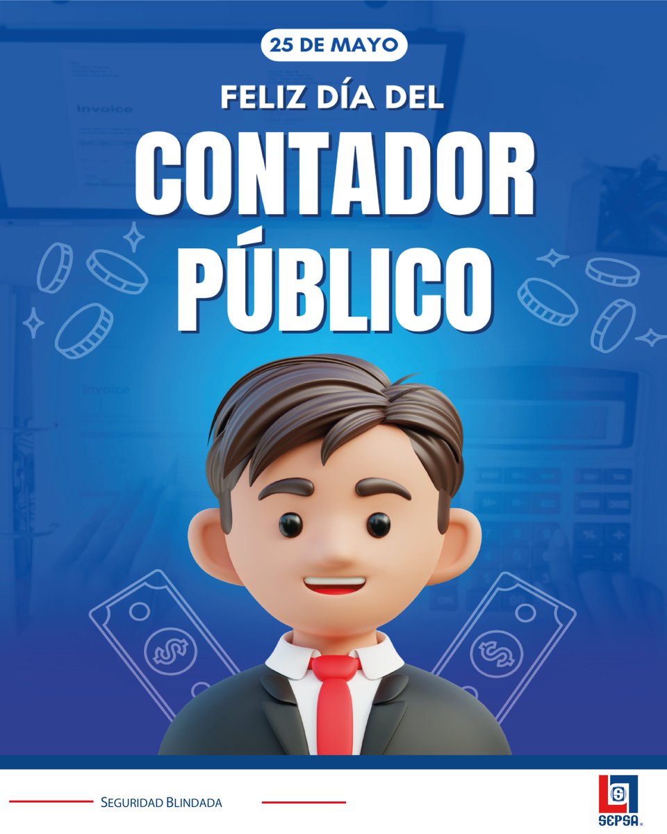 SepsaMx's tweet photo. Este 25 de mayo, conmemoramos el Día del Contador Público, reconociendo su labor en la transparencia y el fortalecimiento financiero de las organizaciones.

En Sepsa, valoramos a quienes impulsan la confianza y el crecimiento institucional. 📊✨

#ContadorPúblico #Finanzas https://t.co/Pzxk647QhK