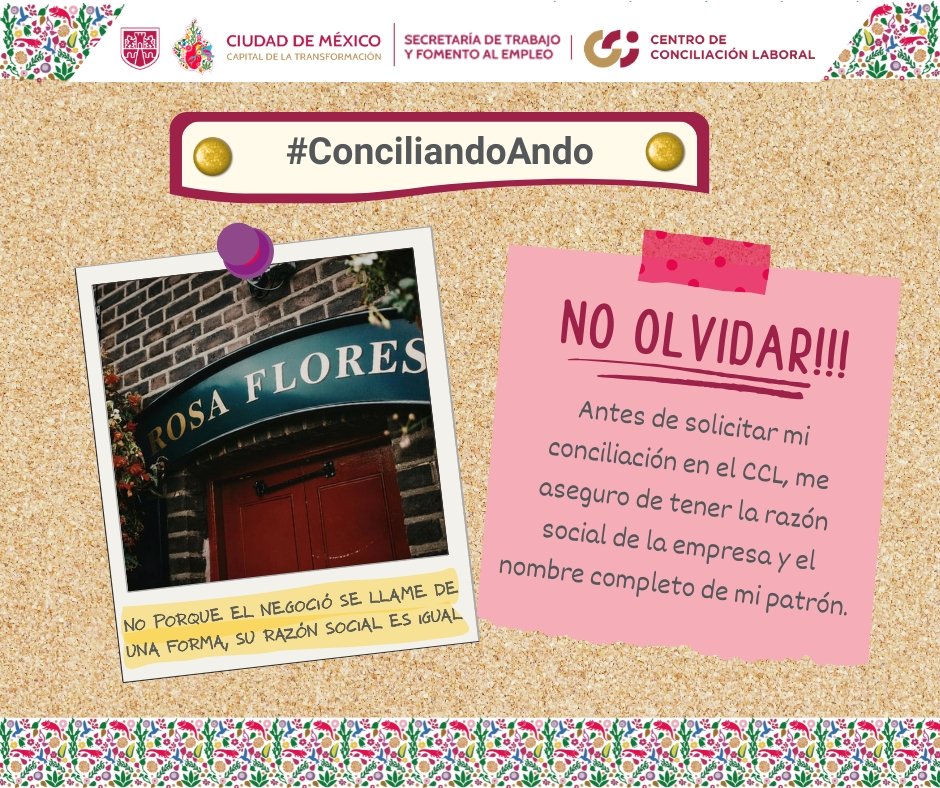 Centro de Conciliación Laboral CDMX tweet media