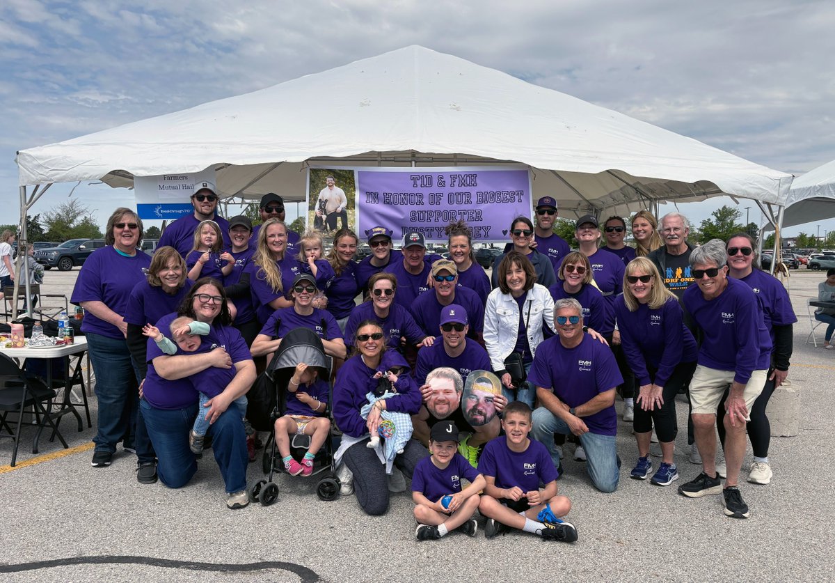 FMHins's tweet photo. 💙 Last Saturday FMH employees laced up for the @BreakthroughT1D Walk and kept making strides with a Home Office walk this week! We're proud to be part of an effort that brings awareness and support to the T1D community to turn Type 1 into Type None. #FMHGivesBack https://t.co/nY5v7MoDTq