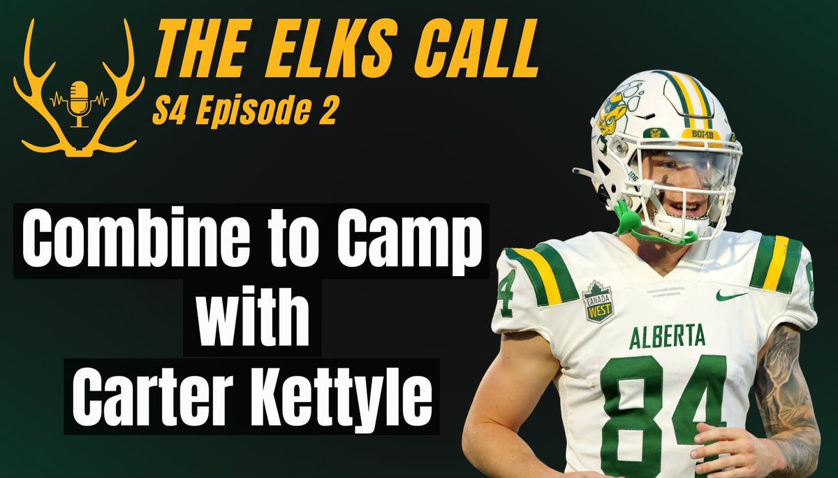 TheElksHerd's tweet photo. TONIGHT ON THE ELKS CALL:
Carter Kettyle joins the show to talk about U of A, the CFL Combine and being drafted by the Edmonton Elks! 
ALSO:
- ANOTHER rule change? 
- New EE Sideline Apparel! 
- Fan Day this Weekend! 
... and more! 7:30PM on SSN! 
#GoElks #CFL #AlwaysEdmonton https://t.co/mMsQtXSJrH