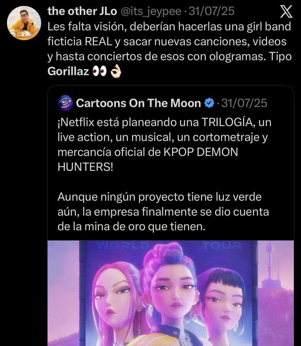 the other JLo tweet media