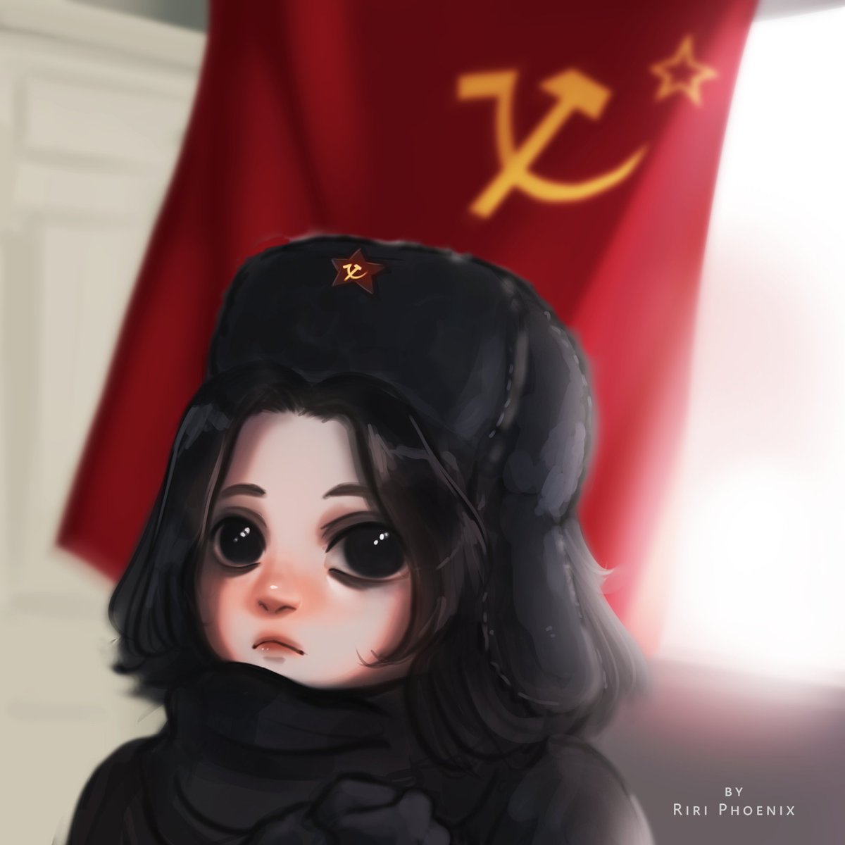 Riri_phoenix's tweet photo. Fiz o Mikelle soviético comunistinha fofo k

(É bem irônico ele ser o principe do submundo também) https://t.co/XRne34oWW0