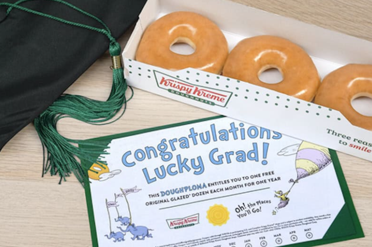Pricerrors's tweet photo. FREE KRISPY KREME 3-PACK DONUTS 

Valid for 2026 graduates on Thursday, 5/14 only

Just present a valid student ID to receive 3 Original Glazed donuts

All locations should be participating https://t.co/Y9bMQxwBla