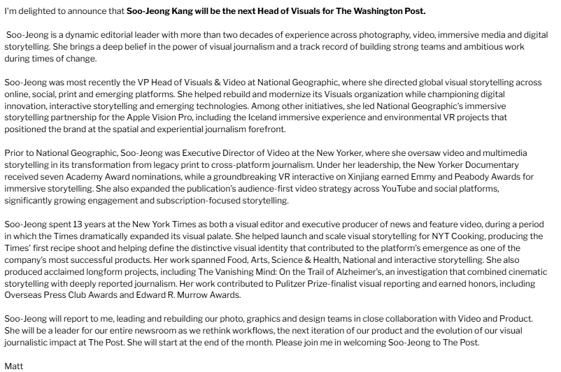 Washington Post Communications tweet media
