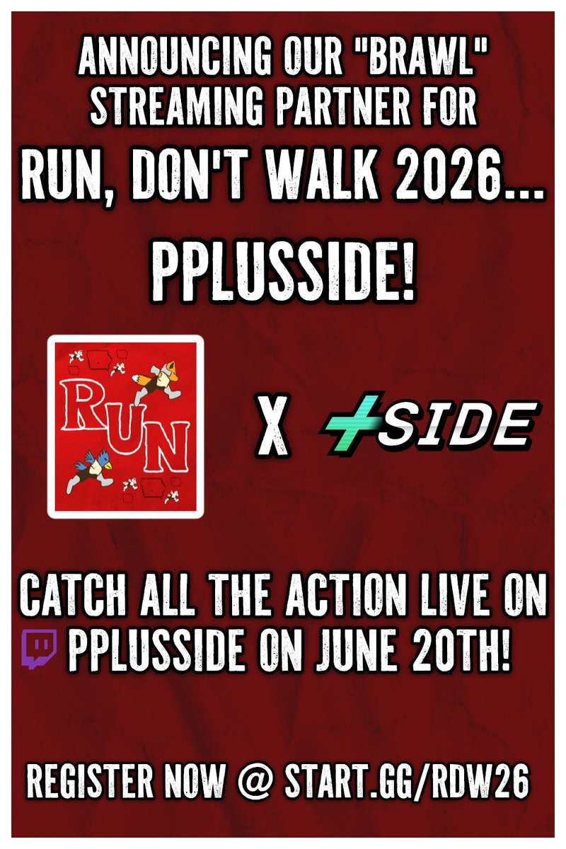 Run, Don't Walk 2026 - Jun 20th! tweet media