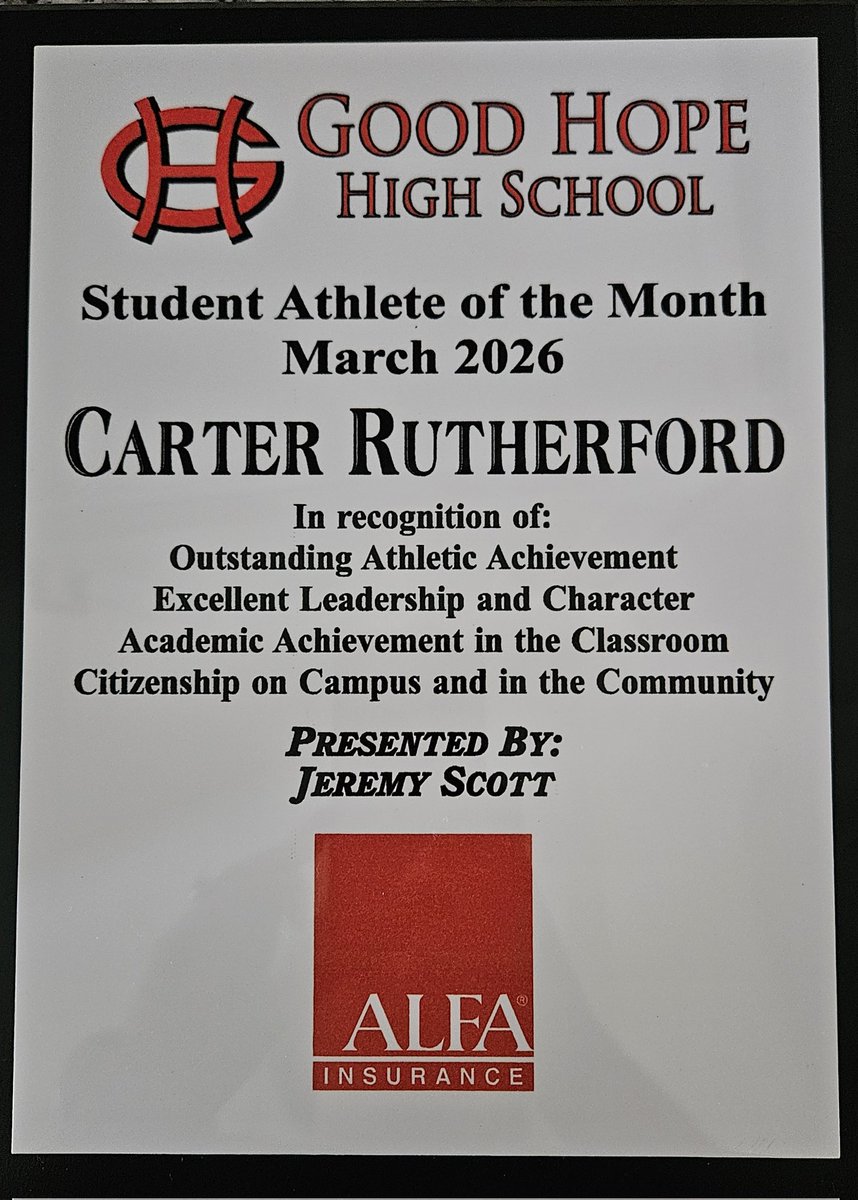 CarterRuth0's tweet photo. I was recognized today for Athlete of the month for the month of March. #AGTG https://t.co/iuQhONYQVj