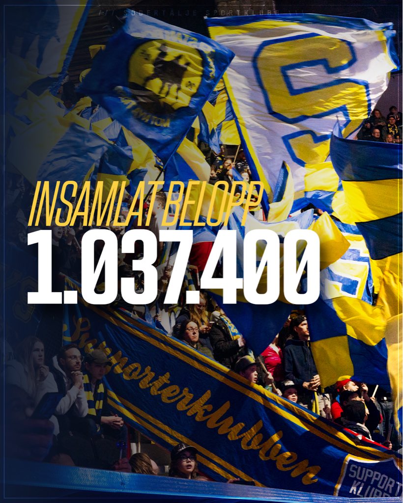 SodertaljeSK's tweet photo. Miljonen första dagen✅

➡️ https://t.co/KXV6EnNf7m https://t.co/7TdjoD7yKo