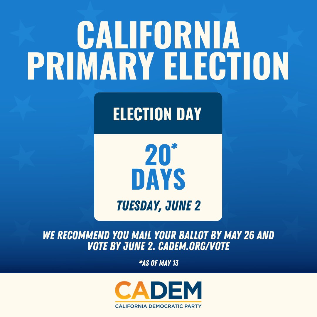 California Democratic Party tweet media