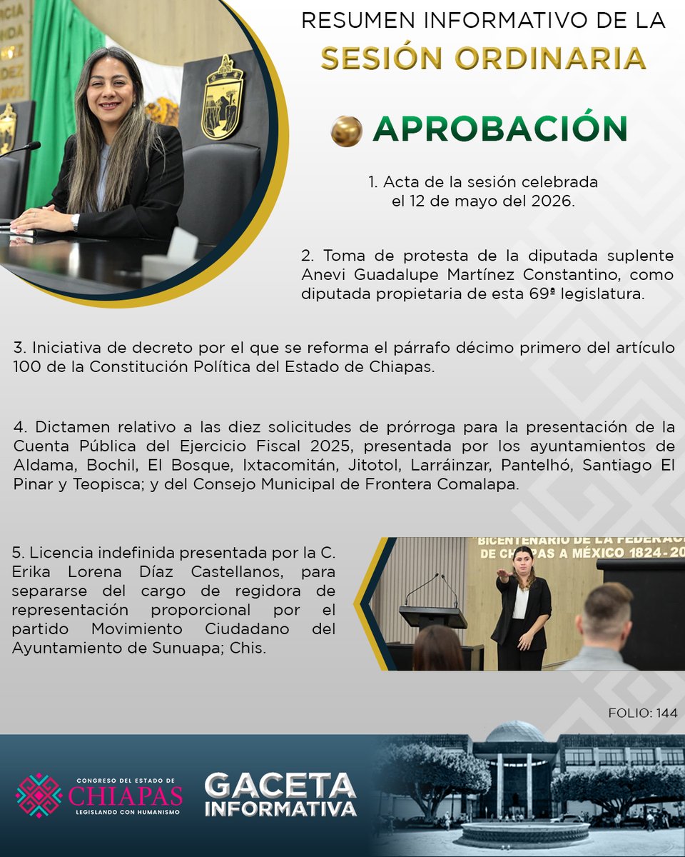 Honorable Congreso del Estado de Chiapas tweet media