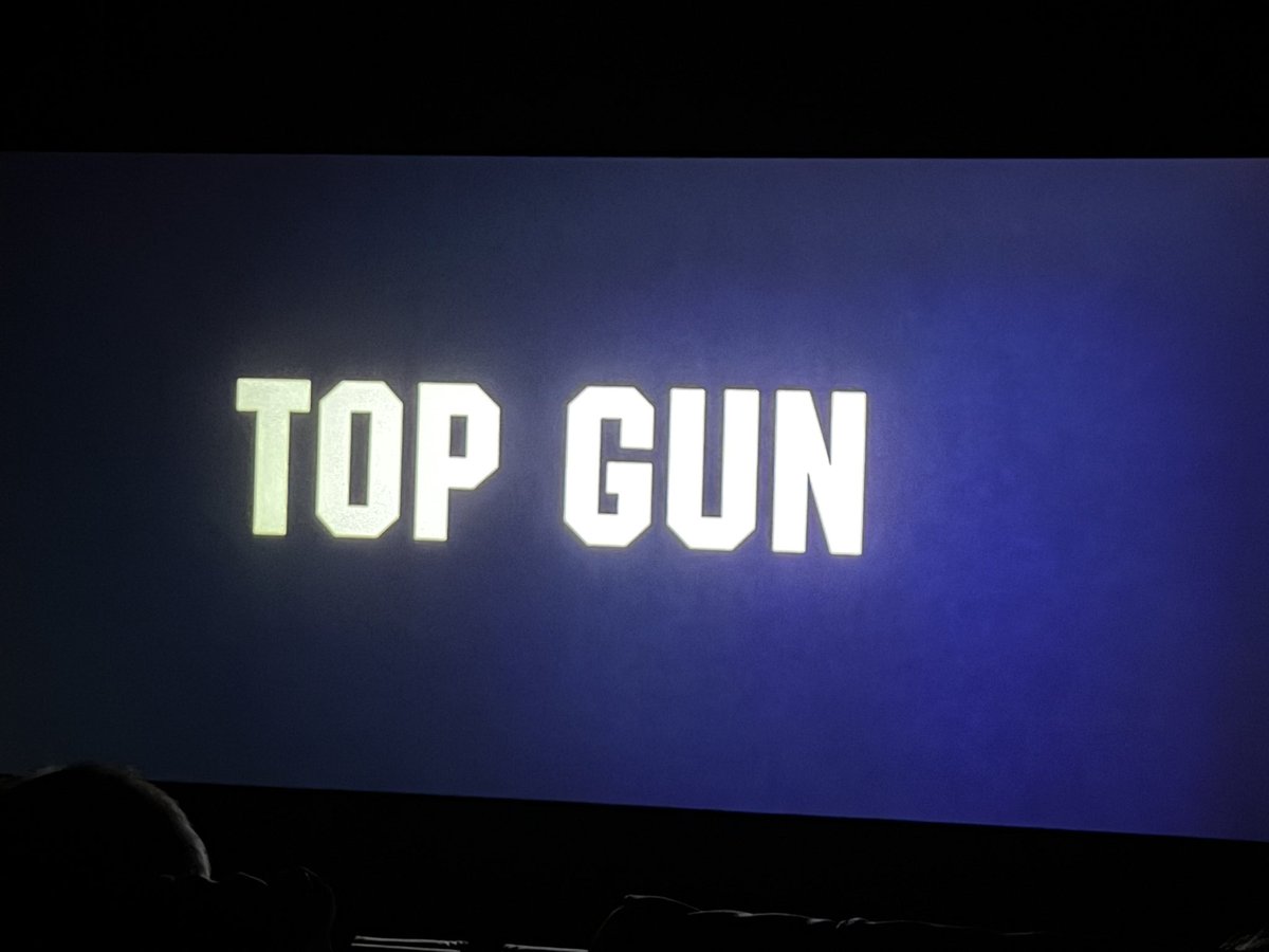 RAeSDomW's tweet photo. 40 years since the world was introduced to the greatest opening sequence in cinema history, followed by F-14s doing F-14 things. 

Great to see it on the big screen once more. https://t.co/jSsktGQKuA